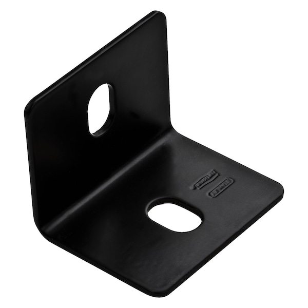 National Hardware National Hardware 2.4 in. H X 3 in. W X 0.125 in. D Black Carbon Steel Inside/Outside Square Corner N351-496 - main